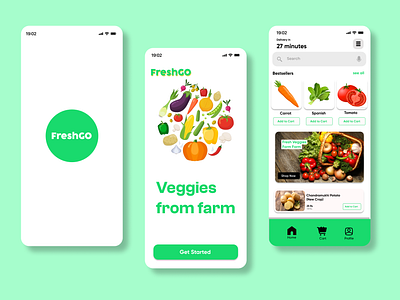 Vegetable Delivery App 3d animation app appstartup branding delivery app design figma graphic design grocery app grocery delivery app illustration logo mobileapp motion graphics ui vegetable pp