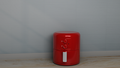 3D modeling of the air fryer. 3d 3d modeling blender product project