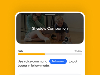 Loona Robot App app branding clean design flat illustration interface logo mobile robot smart ui ux widget