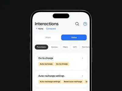 Loona Robot App app branding clean design flat illustration interface logo mobile robot smart ui ux