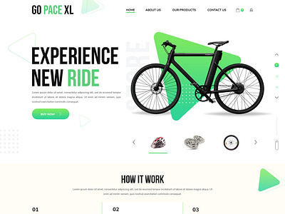 Web design Landing Page Design for Go Pace XL 3d animation branding graphic design logo motion graphics ui