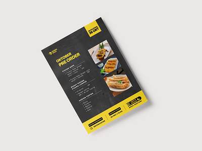 Pre Order 1 @ Pisang Moju branding canva figma graphic design layout print loyout design poster simple design social media