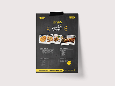 Pre Order 2 @ Pisang Moju canva design figma graphic design loyout design loyout printed poster printing product poster design simple design simple poster social media design