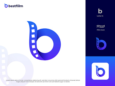 Letter B modern minimalist logo design amena akter ankhi app icon brand identity logo branding creative logo design film logo illustration letter b logo logo logo design logo designer minimal logo modern logo ui