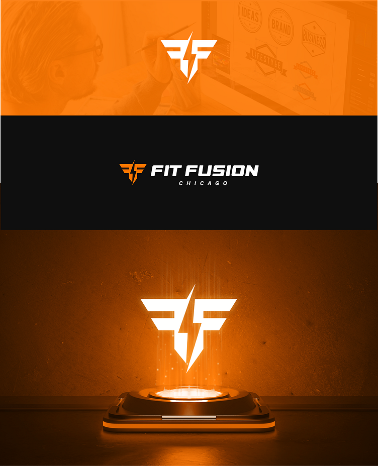 Logo Design For Fit Fusion™ | Business Logo Design | Minimalist by ...