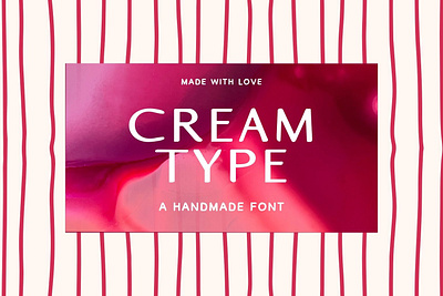 Cream Type Display Font branding design font logo font magazine font streetwear font typography ui y2k fonts