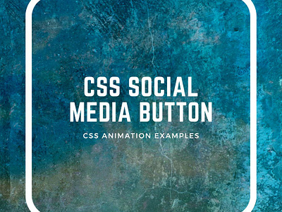 CSS Social Media Button Hover css css animation css3 css3 animation divinectorweb frontend html html5 social media button hover webdesign