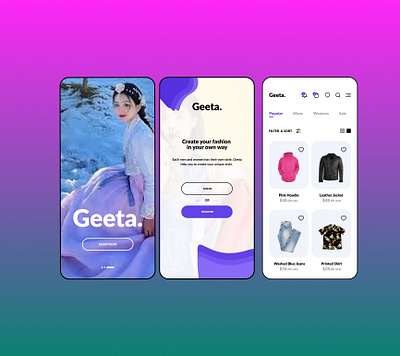 Geeta / IOS app / design application for user use branding mobile app ui