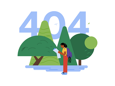 🧭 404 error branding design fintech illustration illustrator product illustration ui visual design