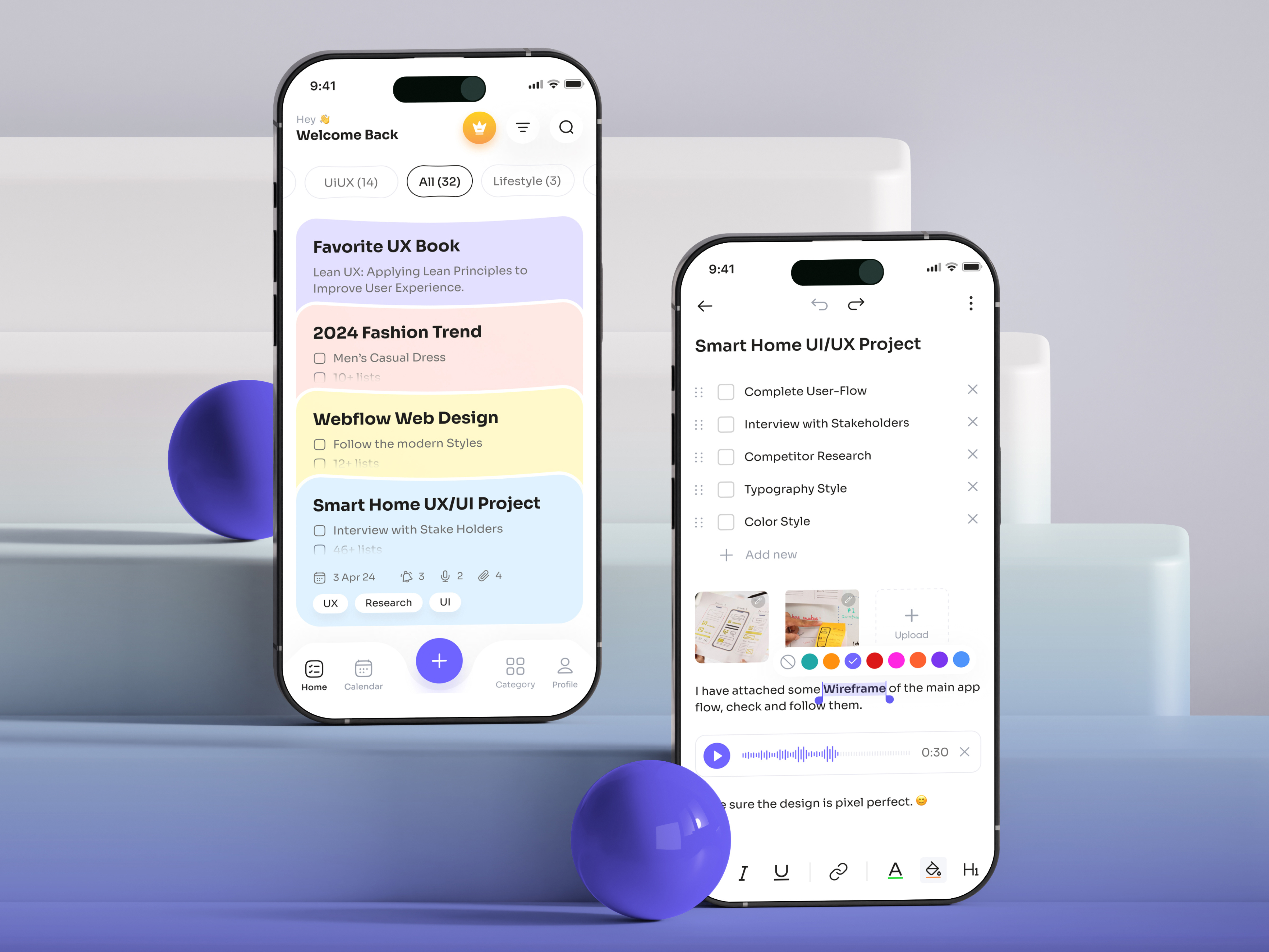 Note App UXUI Design app app design apps daily note daily planner mobile mobile app note app plan app rakib reminder schedule task app to do app ui ux
