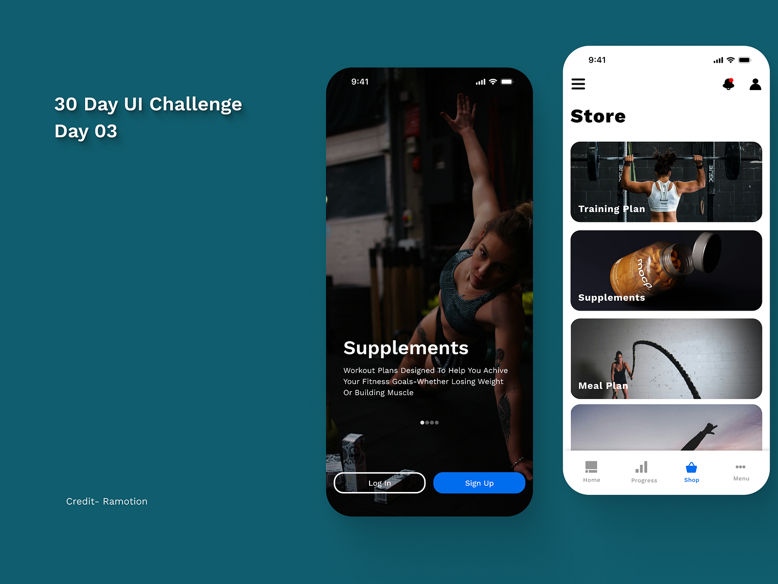 30 day UI practice challenge D3 by Abhishek Kumar on Dribbble