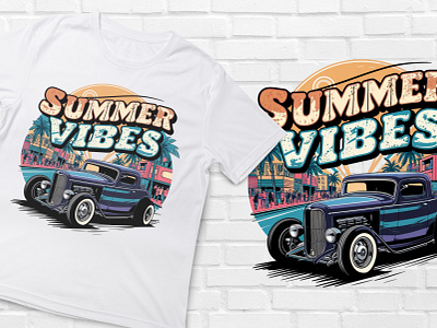 Summer T-shirt | T-shirt Design | Tee active shirt bulk tshrit creative creative design custom tshirt graphic graphic design graphic tshirt print summer summer design summer tshirt design summer tshrit summer vibes vintage vintage tshirt