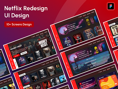 Netflix Redesign netflix ui netflix web design netflix. responsive design ui ui designs ui redesign ux website design