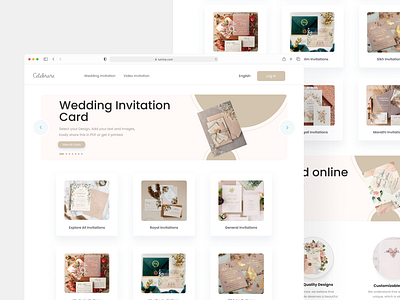 Celebrate: A Wedding Invitation Website brand identity branding clean design daily ui graphic design invitation landing page landing page design minimal minimalism trending ui ui ui design ux design web design website wedding wedding website