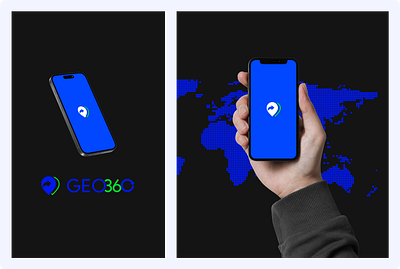 GEO360 - Branding for the location sharing app branding branding design logo logo design