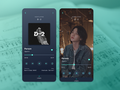 Music player #DailyUI #9 app dailyui design music player ui ux