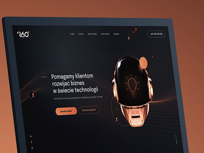 IT360 - Brand&Web Concept branding copper dark it ui webdesign website