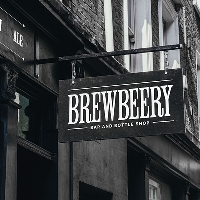 Brewbeery beer branding logo