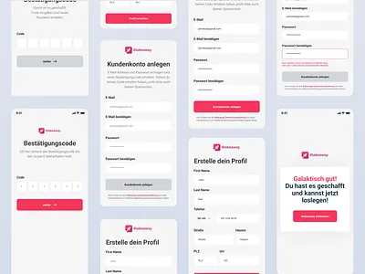 Mobile App - Registration branding delivery app food delivery food delivery app registration illustration mobile app multivendor registration page ui element ux design