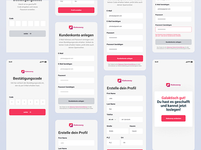 Mobile App - Registration branding delivery app food delivery food delivery app registration illustration mobile app multivendor registration page ui element ux design