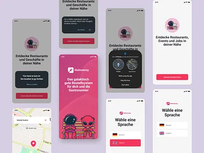 Welcome Screen - Mobile App