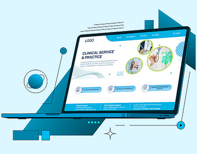 Clinical Service - Website Design designing figma landingpage website website design