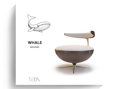 The whale is a source of inspiration armchair bionic style design chair design concept design design furniture furniture design furniture sketch graphic design home interior design luxury home sketch table design tea table