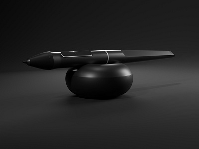 Enhanced Huion Pen: 3D Model Update 3d graphic design