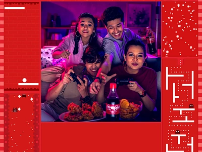 Coca-Cola Bangladesh | Social Media Posts art coca cola cocacola coke cola design graphic design pop art social media post sticker typography