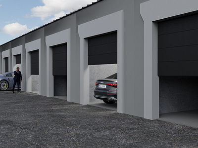 Garage visualization 3d 3ddesign 3dmodeling 3dsmax 3dvisualiztion corona garage visualization