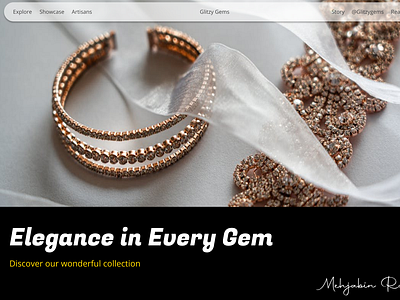 Jewelry Website branding figma typography ui website