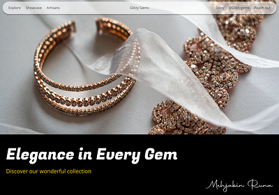 Jewelry Website branding figma typography ui website