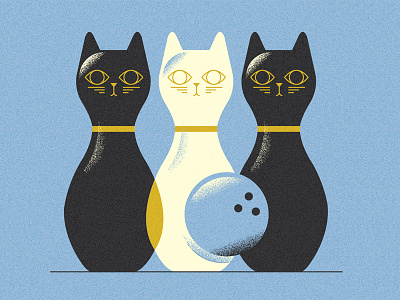 Enter the pin (PSE '24) animals character design editorial grain graphic design illustration