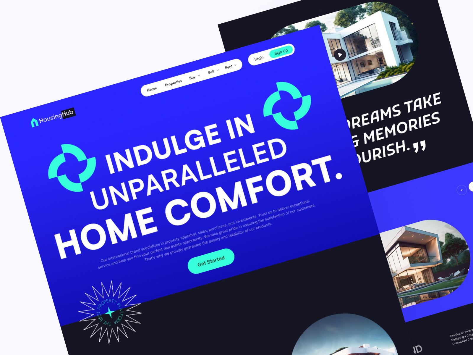 Mastering Real Estate Website Design 3d animation branding design graphic design illustration landing page motion animation motion graphics ui uidesigns uiux uiux design uiuxdesigns ux website design