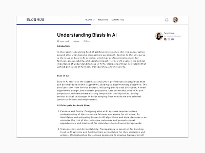 Daily UI Challenge 035: Blog Post 035 dailyui ui ux