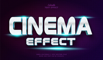 Text Effect Cinema Effect motion picture text effect video