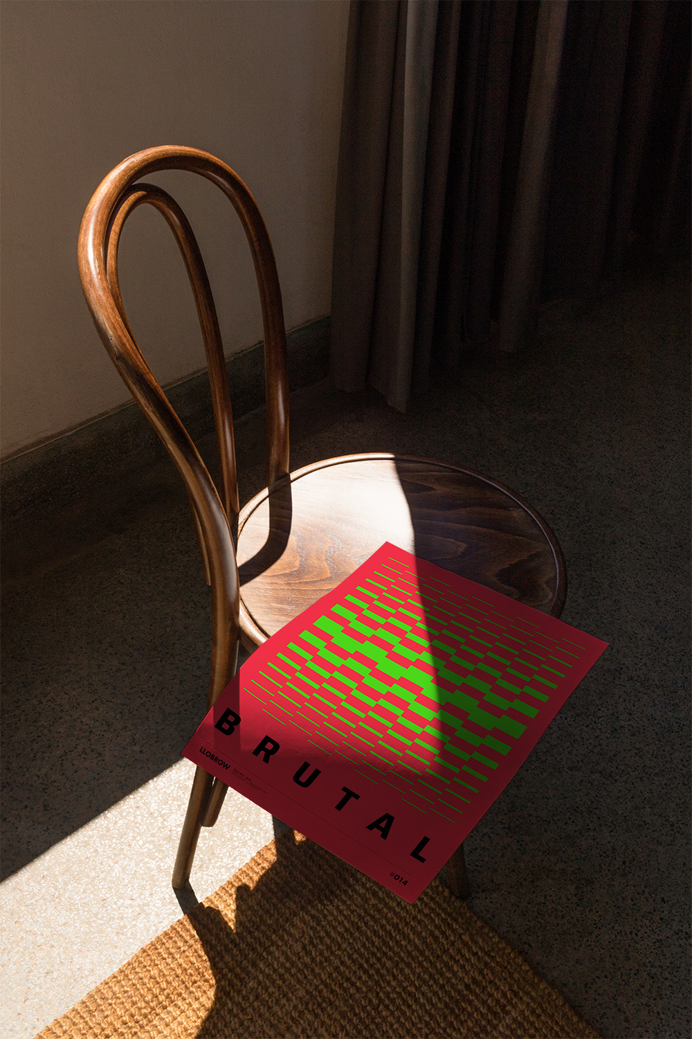 LLOBROW // Brutal Poster Design minimalism