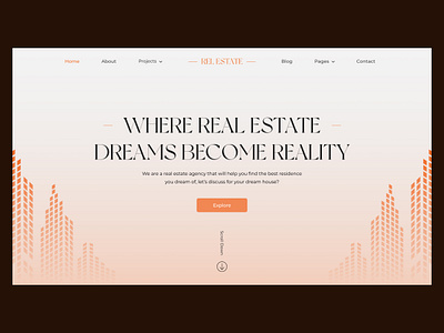 Real Estate Agency Website 3d animation branding design graphic design illustration landingpage logo motion graphics template ui uiux website wix