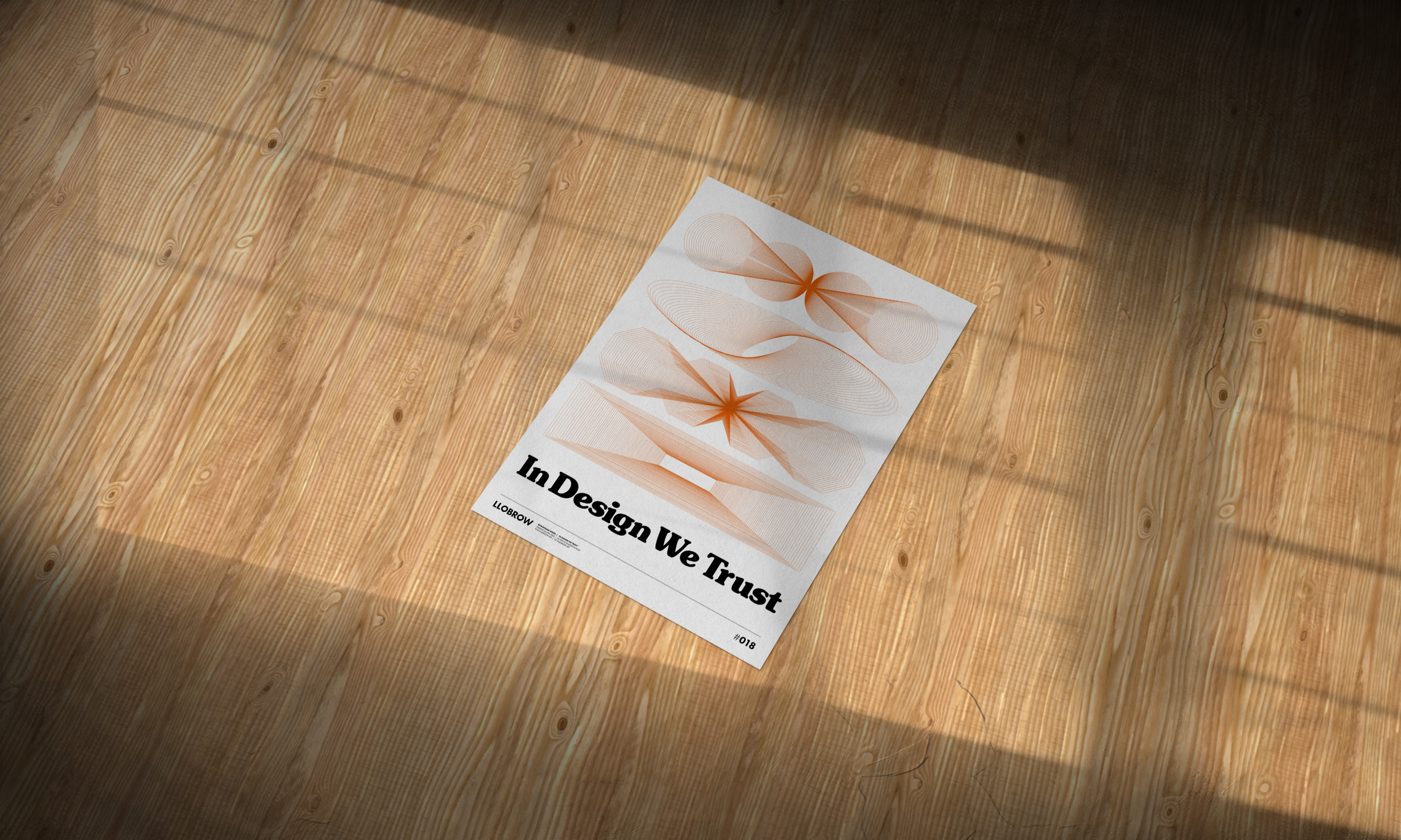 LLOBROW // In Design We Trust Poster Design minimalism