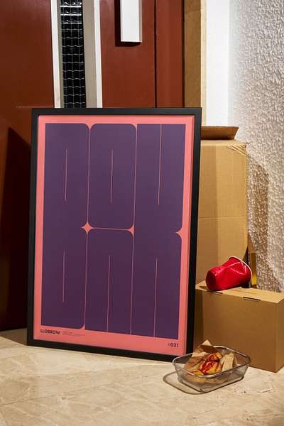 LLOBROW // BONK Poster Design minimalism