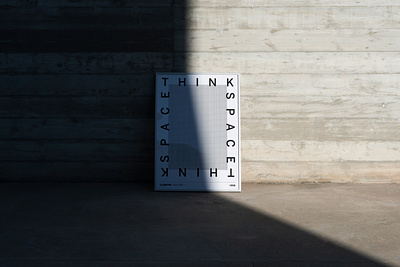 LLOBROW // Think Space Poster Design minimalism