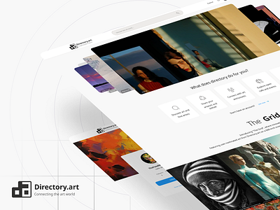 Directory.art - Final art artist artstation branding community design directory graphic design illustration mondoir product ui ux web web3