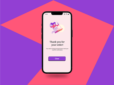 Confirmation screen | Daily UI Challenge #27 mobile success screen ui