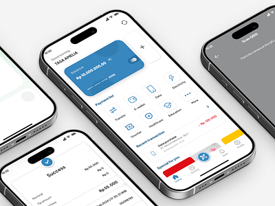 💰 QRIS Payment on Banking Apps app bankingapp design illustration ui uiux ux