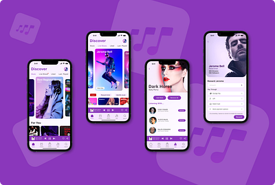 ELEV8-Music App and Branding Design app design mobile app design ui design ui ux design