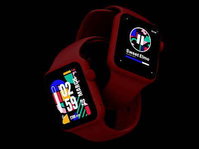 Ethereal Fusion: Smartwatch UI Design abstract abstract art abstract design app branding creative design graphic design illustration smartwatch theme design ui ui design ux design watch watch design