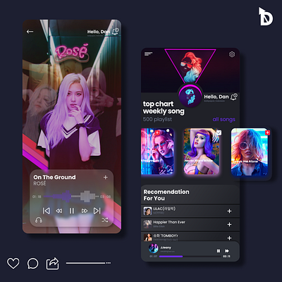 Music APP UI ui