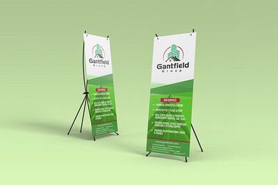 Banners art banner branding design graphic design illustration rollup banners typography