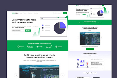 One Page Saas Landingpage bootstrap landing page landing page template one page saas landingpage photoshop template