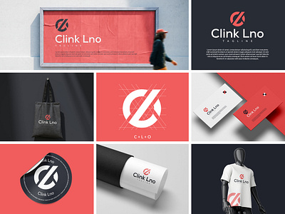 Clink Lno Logo Brand Design 3d animation app branding design graphic design illustration logo motion graphics typography ui vector